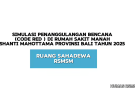 SIMULASI PENANGGULANGAN BENCANA (CODE RED )