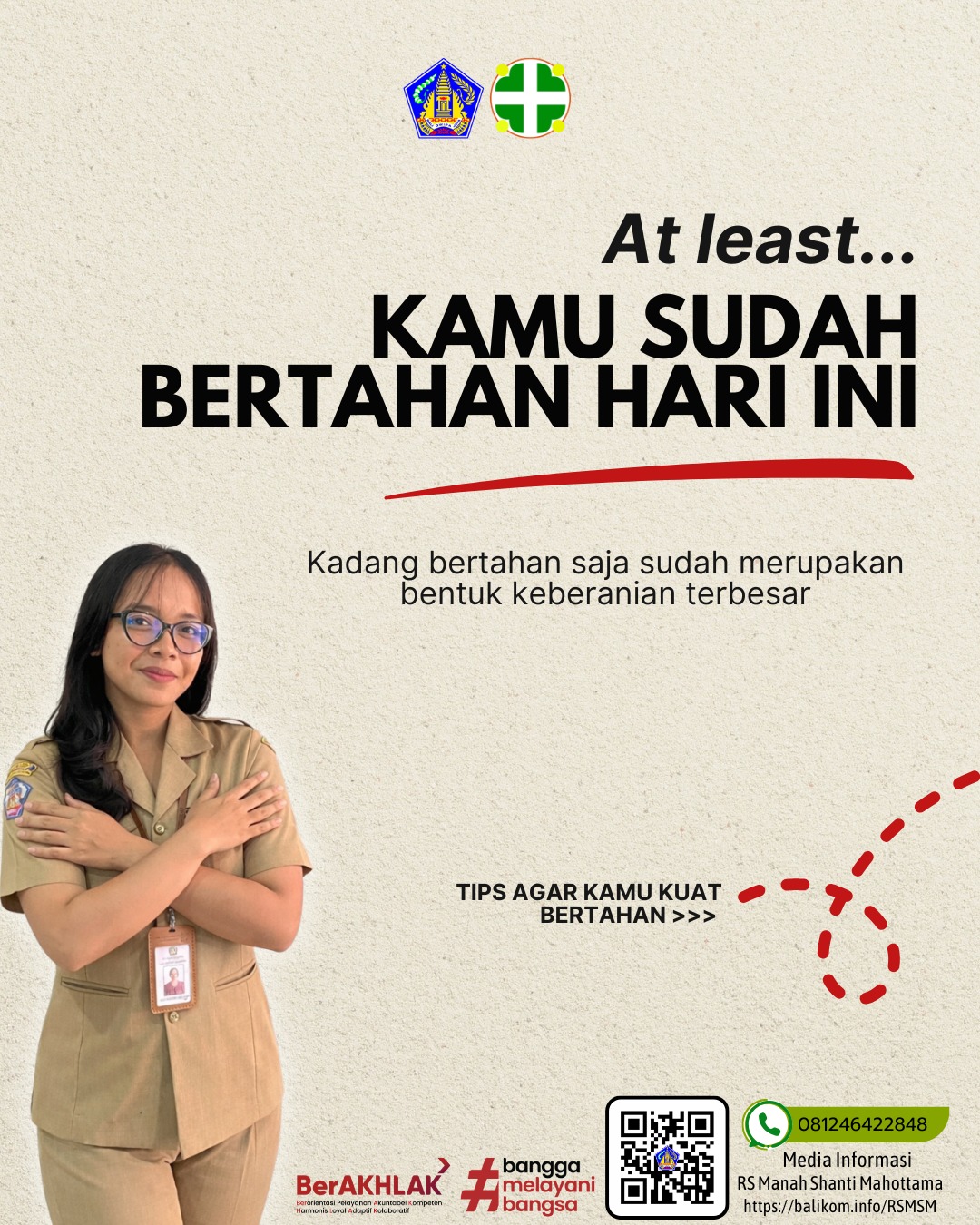 At least… kamu sudah bertahan