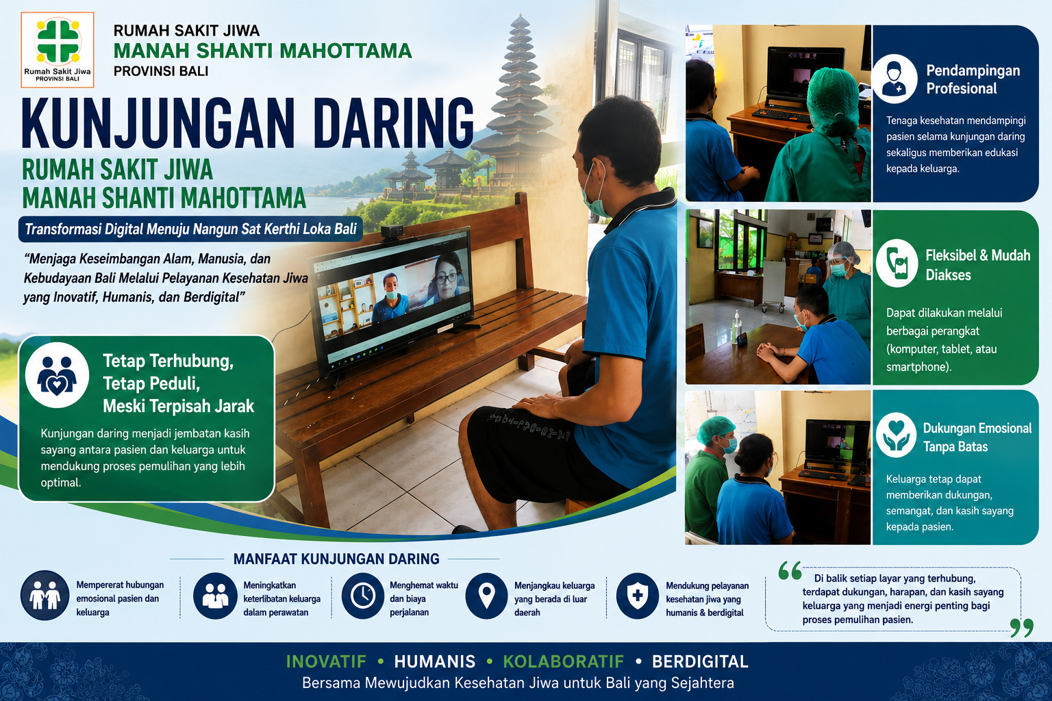 Tetap dekat meski terpisah jarak