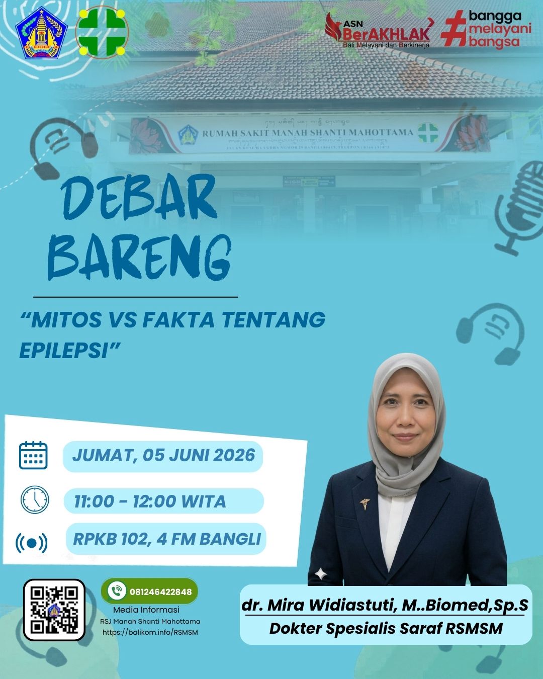 DEBAR Bareng Rumah Sakit Jiwa Manah Shanti Mahottama